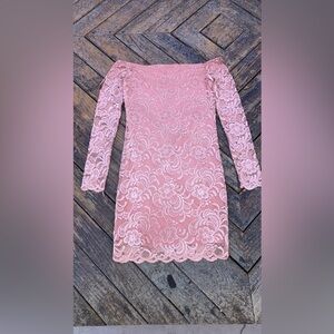 Pink Lace Dress